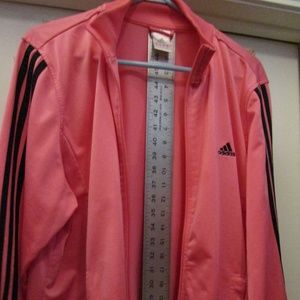 Vintage Adidas Peach Workout Jacket Unisex Style